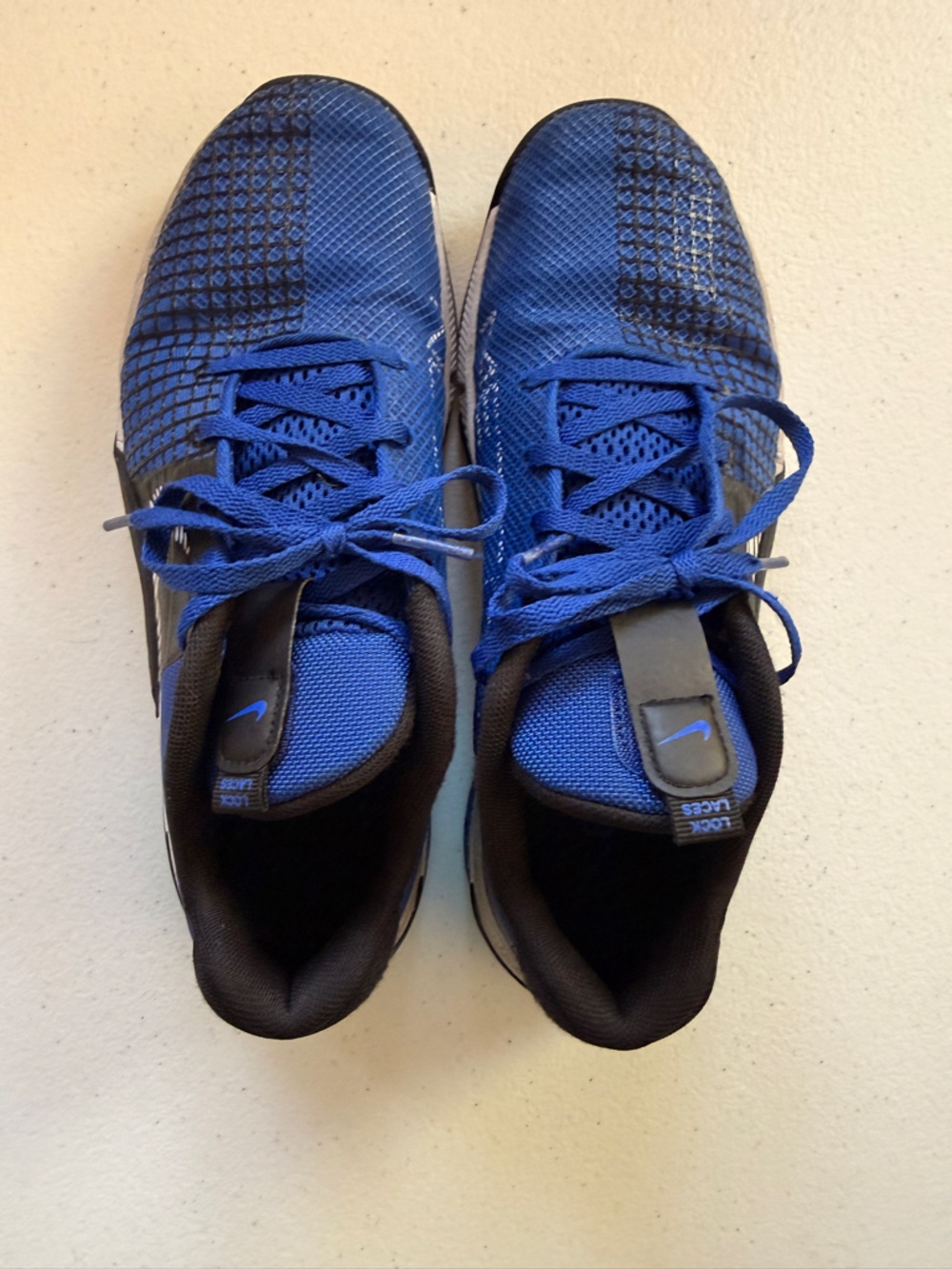Nike Metcon Men's Royal Blue and Black Athletic Sneakers Size 8